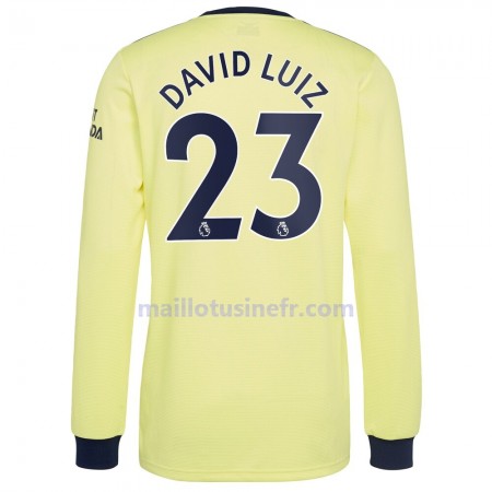 Maillot de Foot Arsenal David Luiz 23 Extérieur 2021-22 Manches Longues Maillot de Foot Arsenal David Luiz 23 Extérieur 2021-22 Manches Longues